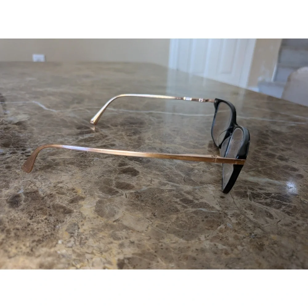 Ted Baker London B747 BLK Eyeglasses Frames Black Rose Gold 52-17-135